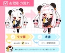 かわいいちびキャラ！イラストオーダー承ります SDキャラ、立ち絵、スタンプ等…幅広く対応いたします！ イメージ3