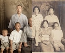 白黒写真をAIでカラー化します 明治・大正・昭和の古い家族写真を鮮やかに蘇らせます イメージ2