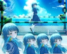歌ってみたMV・一枚絵・グッズイラストを制作します リピート多数！丁寧なやり取りで初めての方も安心です イメージ1