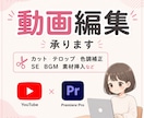 動画編集承ります YouTube等の動画の編集を代行いたします！ イメージ1