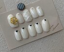 手作りネイルチップ販売します 手作りネイルチップ(シンプルから派手系まで)なんでもどうぞ！ イメージ3
