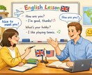 お試し※＼初・中級者向け／英会話レッスンします 英検準1級！現役オンライン英語講師が教えます！ イメージ1