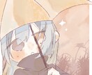淡めな雰囲気の絵描きます ほわっとしたゆるゆる絵描きます　アイコン　snsイラスト イメージ1