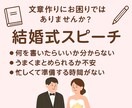 結婚式や様々な場面のスピーチ代筆します 結婚式の手紙やスピーチ、心を込めて代筆 イメージ2