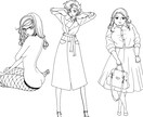 SNSアイコン、イラストをお描き致します おしゃれ・ファッション好きな方におすすめ☆☆ イメージ3