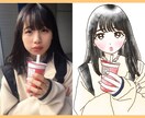 アイコン、ヘッダー、似顔絵かきます お写真をもとにアニメイラスト風に似顔絵を描きます！ イメージ1