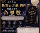 仕事の才能・適性を生年月日から導く鑑定書作ります あなたに眠る仕事の才能と可能性を読み解きます イメージ1