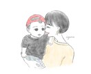 目を惹く！おしゃれで優しい似顔絵を制作します 大人かわいいイラストであなたの魅力を引き出します イメージ2