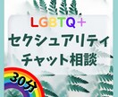 LGBTQ＋　セクシュアリティの悩み聞きます LGBT当事者が誰にも相談できない話を聞きます イメージ1