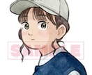似顔絵イラスト お好みの絵柄に合わせて作成します デフォルメ似顔絵でSNS、名刺、HPのイメージアップに！ イメージ4