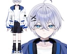 Vtuberキャラデザ～モデリング全て制作します キャラデザ・イラストのみ、配信画面、三面図等のご依頼も可能。 イメージ6