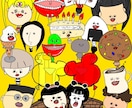 オリジナルキャラクターを制作します ゆるかわ・個性的なキャラを制作します イメージ10