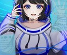 SNSや配信活動などで使えるアイコン描きます 修正回数無制限！商用利用も可能です！！ イメージ7