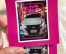 車好きの為のステッカーデザイン作成します デザインお任せもOK！使用したい写真をお送り下さい！ イメージ1