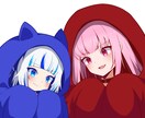 キャラクターイラスト2つ描きます 版権キャラクターのご依頼大歓迎！！！ イメージ3