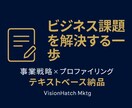 お試し版・ビジネス課題の核心を言語化レポートします 中小企業経営者・個人事業主（起業・開業）の事業課題を解決 イメージ1