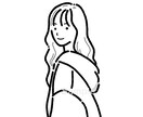 シンプルでオシャレなイラスト描きます 商用利用可能なアイコンイラスト。SNSやブログのアイコンに♩ イメージ1