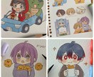 アナログイラスト、手描きイラスト描きます 原画を発送する事も可能です！手元に置きたい方におすすめです。 イメージ4