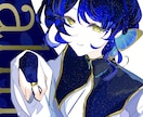 アイコン、ヘッダー。キャラクター立ち絵など承ります 水彩のような塗りでプロフィールを彩ります イメージ2