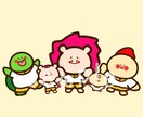 見た瞬間に心に残る、ポップで可愛いイラスト描きます 明るく親しみやすく、挿絵にも使いやすい！商用利用可○ イメージ5