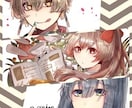 表紙、1枚絵、CDジャケットなど！お描きします 観賞用、歌ってみた、キャス画、キャラとの夢絵など1枚絵など！ イメージ4