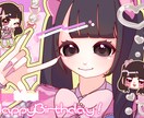 目を引く鮮やかなイラストを描きます フラスタや等身パネルイラストでライブの装飾を華やかに イメージ1
