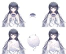 Live2D illust パーツ分けます オリジナルのキャラクターをより魅力的に/デザインも可能です! イメージ8