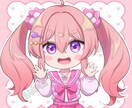 商用料込！かわいいアニメタッチのミニキャラ描きます アイコンやグッズ等に使えるイラスト作成します イメージ2