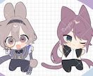 超絶可愛いちっちゃいキャラクター描きます ぷにっとかわいいちっちゃいキャラクターをお描きします！ イメージ2