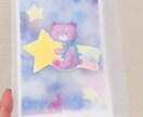 水彩タッチイラストの浮き出たカードを制作します 立体感のある浮き出たカードを水彩タッチイラストで作成します イメージ2