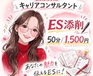 学生向け！優しく丁寧にES添削します 現役で大学生支援を行なっているカウンセラーがプロ目線で添削 イメージ1