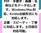 即日納品可！画像・PDFなどからデータ入力します Excel/WordまたはNumbers/Pages対応 イメージ2