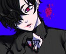 SNS用アイコン描きます 寒色系のクールな男子描けます！ イメージ1