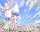 神秘的、美しい情景などを制作します 背景、風景に限らず人物も制作いたします✨ イメージ1