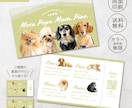4頭限定×フェミニンが可愛いペット名刺制作します ４頭限定！印刷代込み100枚！オフ会・イベントで大活躍♩ イメージ1