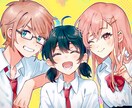 キャラクターイラスト作成します ポップで可愛い表情豊かなキャラクター描きます イメージ3