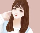 自分好みのお顔のイラストを書きます 特に素材がない場合は盛れたプリクラなどを参考にします！ イメージ2