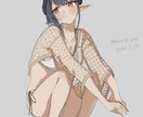 ダークな雰囲気のアニメ塗りイラストを作成します エッジの効いたアニメ塗りであなたの『世界観』を魅せる一枚を。 イメージ5