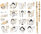 シンプルな似顔絵でLINEスタンプをつくります シンプルで可愛い似顔絵でつくるオリジナルのLINEスタンプ！ イメージ6