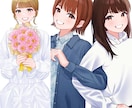 大きな印刷にも♪華のある似顔絵を制作いたします 魅力を引き立て、印象に残る作品をお探しの方へ イメージ3
