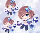 商用料込！かわいいアニメタッチのミニキャラ描きます アイコンやグッズ等に使えるイラスト作成します イメージ5