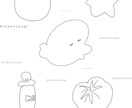 ゆるくて癒されるイラストを作成します ポップでちょっぴりセンチメルタルなイラストを制作いたします。 イメージ1