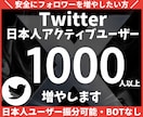 Twitter日本人フォロワー1000人増加します X・(旧Twitter) 日本人のフォロワーを増やします イメージ1