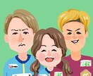 似ててシンプルかわいいアイコン似顔絵描きます 写真は恥ずかしい、なら似顔絵はどう？ イメージ2