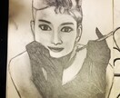 似顔絵リアル鉛筆画描きます シンプルでリアルでお洒落な鉛筆画！ イメージ5