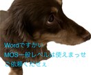 Wordにてフォーマット作成します MOS一般レベルは使えます。気軽に声をかけてください。 イメージ1