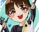 アニメ系ポップ×ダークイラスト制作します SNS向け「こんな感じ」を丁寧に形にします イメージ2