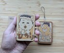 アナタの似顔絵★木ーホルダーにします 自分用、プチお祝い、プチプレゼントにピッタリです！ イメージ6