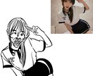 修正無し、おもしろ似顔絵描きますます お写真を元に似顔絵イラストをお描きします！ イメージ8