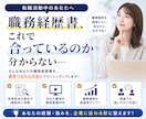 採用担当20年が履歴書・職務経歴書を修正改善します 強みが伝わる書類へ｜プロが解説するあなた専用の動画プレゼント イメージ2